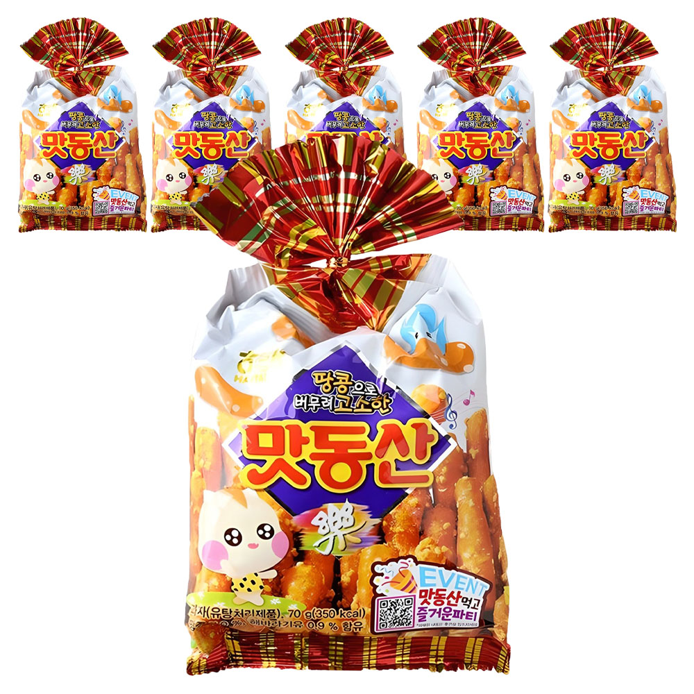해태제과 맛동산 70g 6개