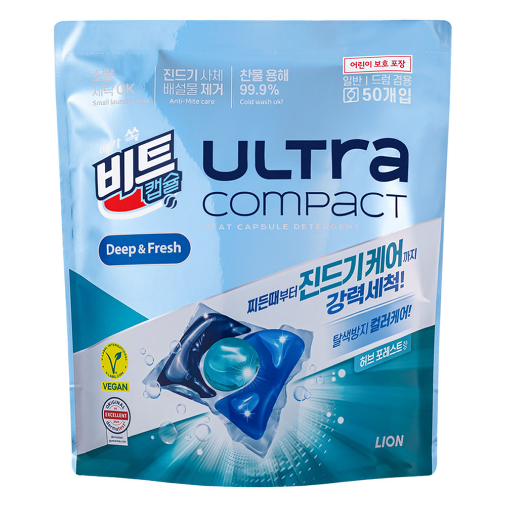 비트 때가 쏙 비트팟 캡슐세제 티트리오일향, 42개입, 1개