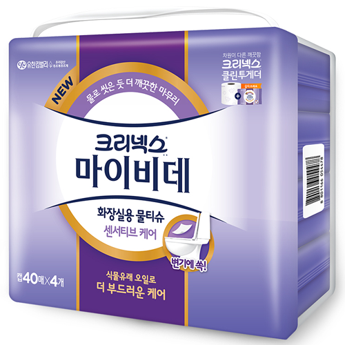 마이비데 키즈 화장실용 물티슈 캡형 40매 9개