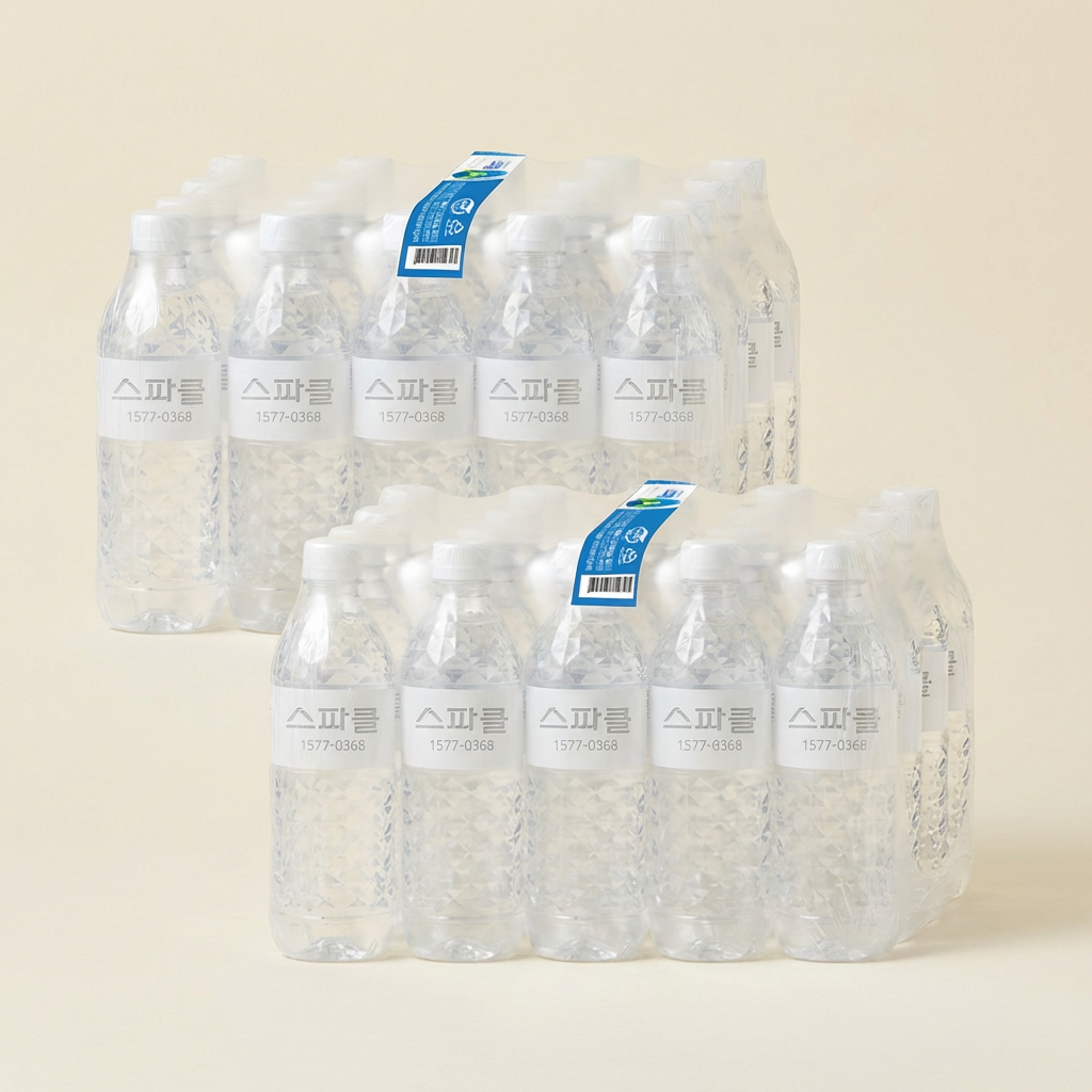 스파클 생수 무라벨, 500ml, 40병