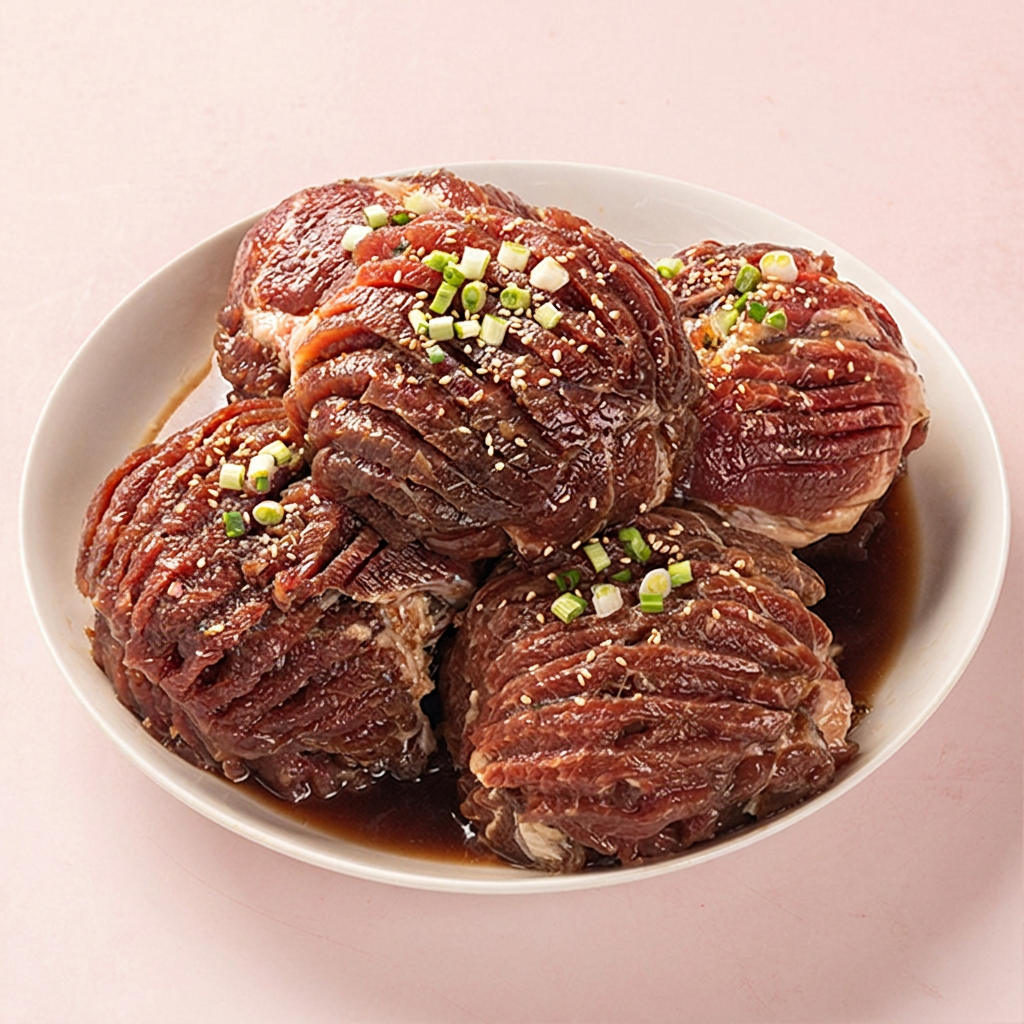 대한민국농수산 뼈없는 한돈 양념갈비, 300g, 2팩