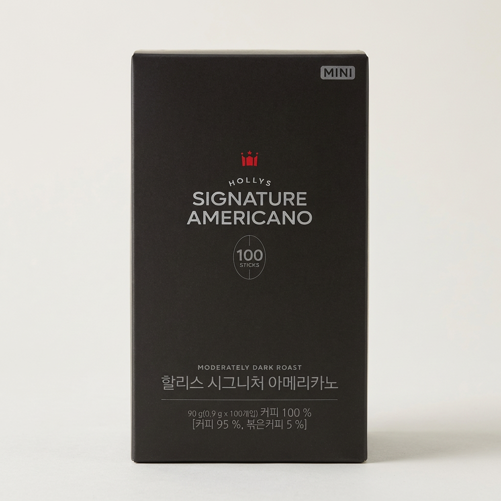 할리스 시그니처 아메리카노 미니, 다크, 0.9g, 100개입, 2개