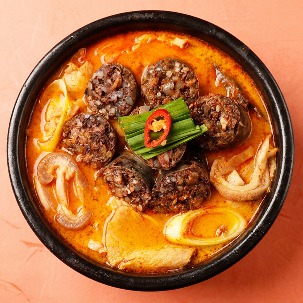 참도깨비 백암 얼큰 고기순대국, 640g, 4개
